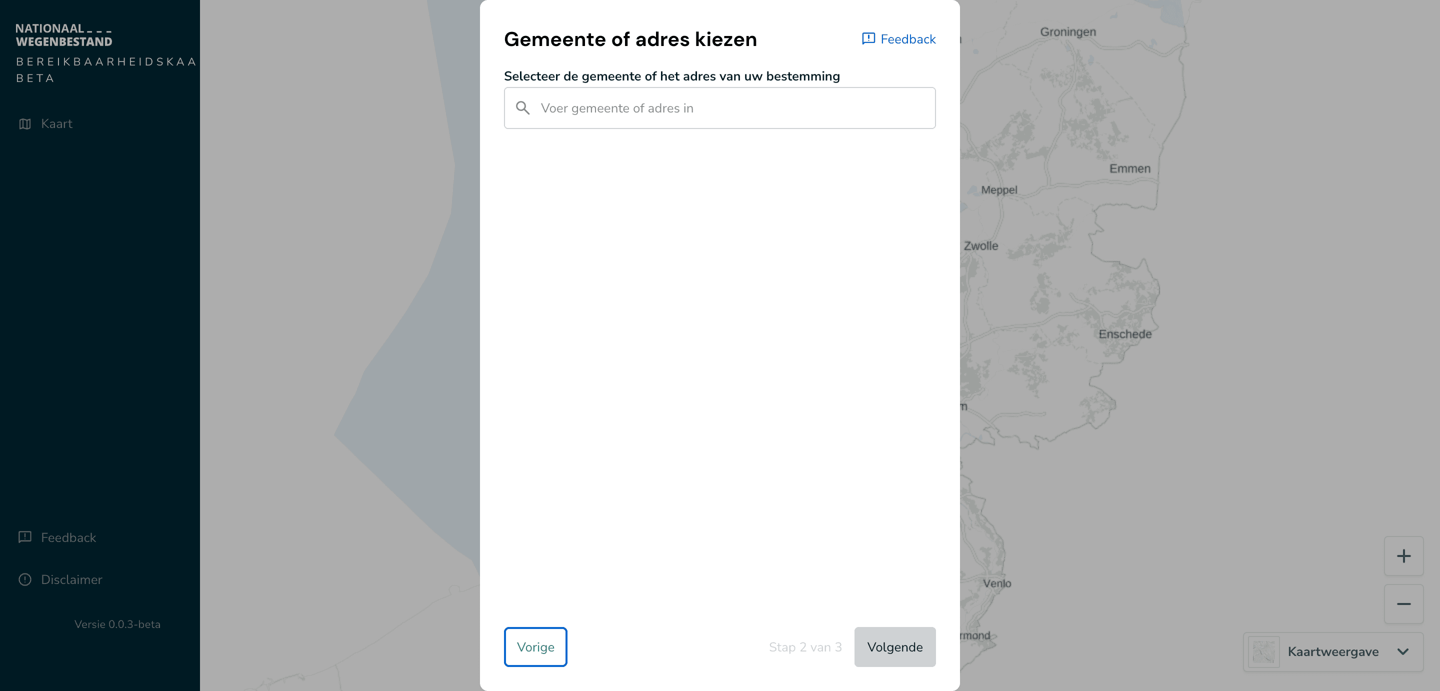 Bereikbaarheidskaart – schermafbeelding 3