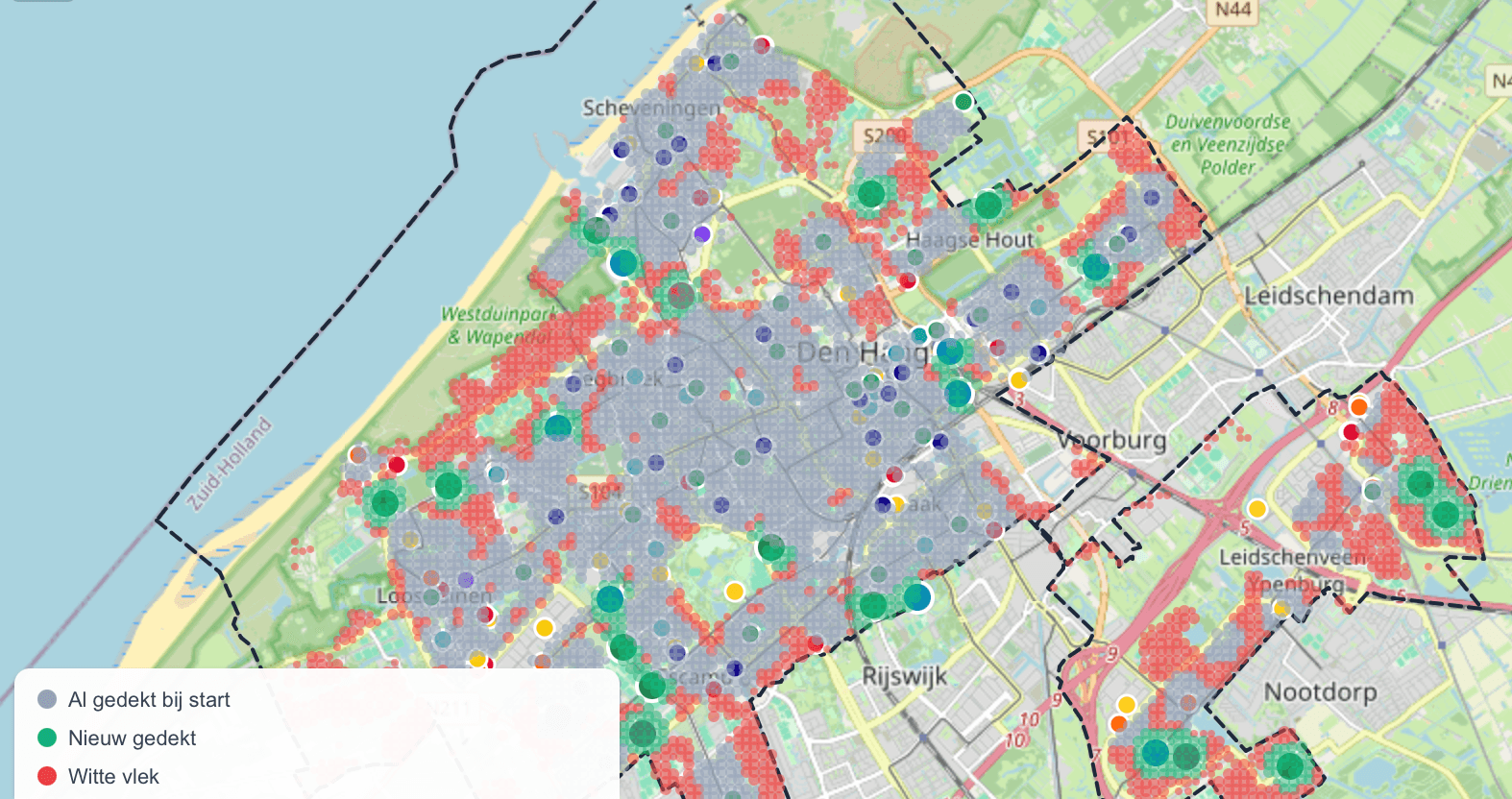 Pakketpunten Netwerkplanner – schermafbeelding 2
